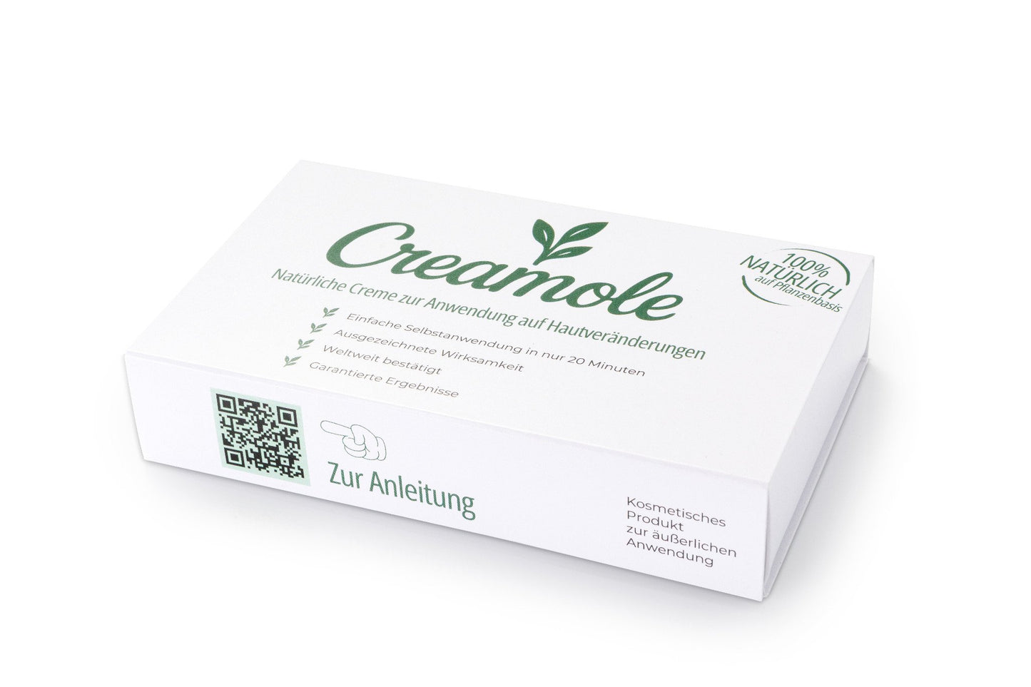 Creamole - Pflanzliche Creme zur Entfernung von Muttermalen, Leberflecken & Warzen